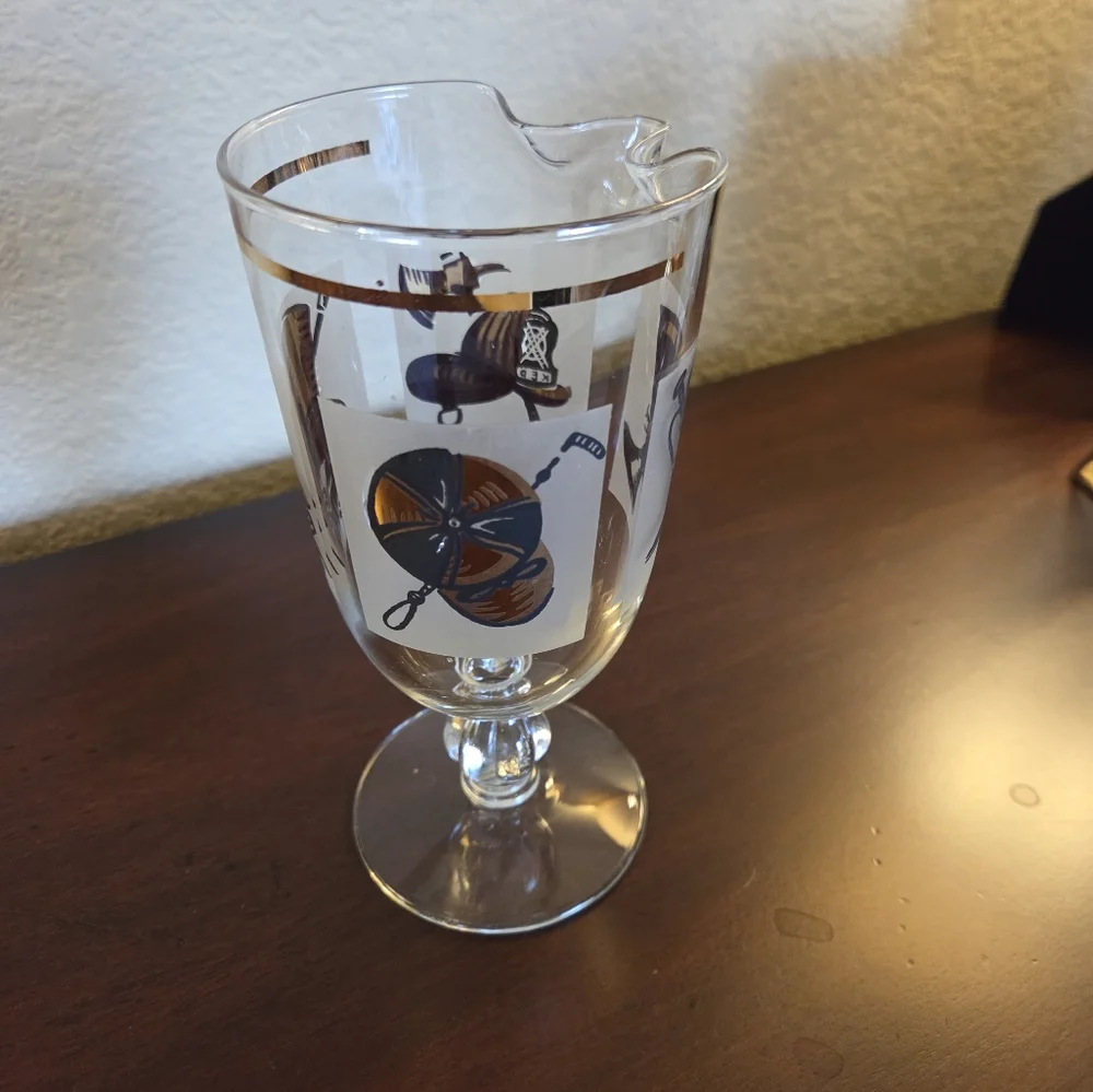 Vintage Libbey's Gentleman's Cocktail Pitcher